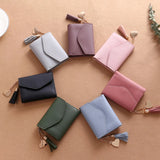 Short Tassel Wallet Women Purse Mini Wallets Students Lovely Purse