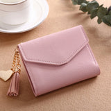 Short Tassel Wallet Women Purse Mini Wallets Students Lovely Purse