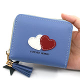 Women Wallets Tassel Hasp Coin Purse Card Holder Clutch Money Bag PU Leather