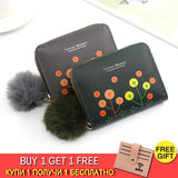Women Wallets Tassel Hasp Coin Purse Card Holder Clutch Money Bag PU Leather Zip