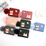 Short Women Wallets Love Tassel Hasp Coin Purse Card Holder