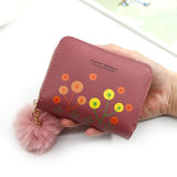 Women Wallets Tassel Hasp Coin Purse Card Holder Clutch Money Bag PU Leather Zip