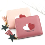 Women Wallets Tassel Hasp Coin Purse Card Holder Clutch Money Bag PU Leather