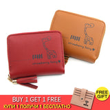 Short Women Wallets Love Tassel Hasp Coin Purse Card Holder Female Clutch Money