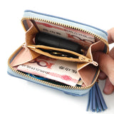 Women Wallet Love Tassel Hasp Coin Purse Card Holder Female Clutch Money Bag