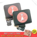 Short Women Wallets Love Tassel Hasp Coin Purse Card Holder Female Clutch Money