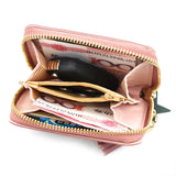 Short Women Wallets Tassel Hasp Coin Purse Card Holder Clutch