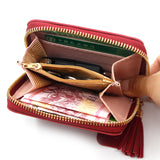 Short Women Wallets Tassel Hasp Coin Purse Card Holder Clutch Money Bag