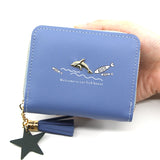 Short Women Wallets Tassel Hasp Coin Purse Card Holder Female Clutch Money Bag