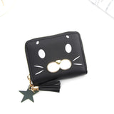 Short Women Wallets Tassel Hasp Coin Purse Card Holder Clutch