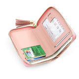 Short Women Wallets Love Tassel Hasp Coin Purse Card Holder Female Clutch Money