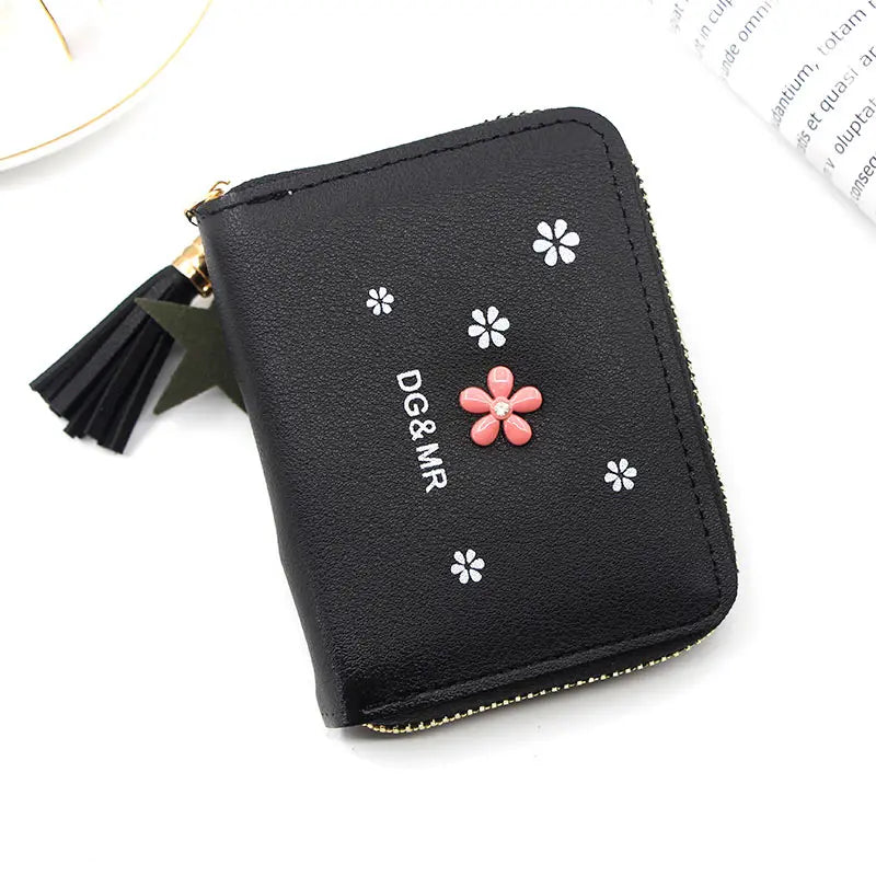 Women Wallets Tassel Hasp Coin Purse Card Holder Female Clutch Money Bag