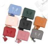 Short Women Wallets Tassel Hasp Coin Purse Card Holder Clutch Money Bag