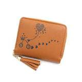 Short Women Wallets Tassel Hasp Coin Purse Female Clutch