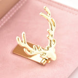 Cartoon Deer Zero Wallet Matte Three-Fold Short Wallet Female Niche