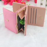 Small Fresh Women's Wallet Three-Fold Zero Wallet
