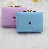 Small Fresh Women's Wallet Three-Fold Zero Wallet