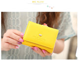 Small Fresh Women's Wallet Three-Fold Zero Wallet