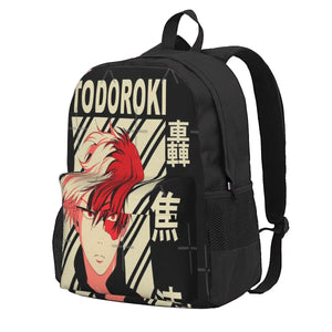 Shoto Todoroki - Vintage Art Backpacks Men's Backpacks Bags For Women