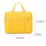 Waterproof 14 inch Laptop Bag Solid Notebook Briefcase