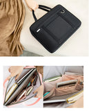 Waterproof 14 inch Laptop Bag Solid Notebook Briefcase