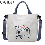 Canvas Tote Bags for Women Handbag Crossbody Bags