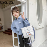 Canvas Tote Bags for Women Handbag Crossbody Bags