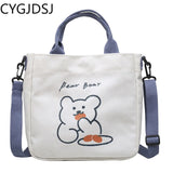 Canvas Tote Bags for Women Handbag Crossbody Bags