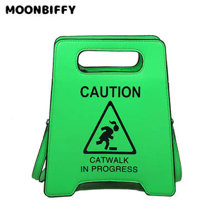 Creative Spoof Stop Sign Crossbody Bag