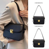 Women's Shoulder Bag Solid Crossbody Bag PU Leather Messenger Bag