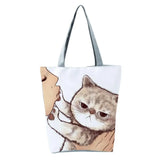 Animal Pattern Shoulder Bag Girl Kiss Storage Cartoon Reusable