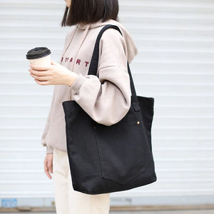 Canvas Shoulder Bag Large-capacity Shopping Handbag