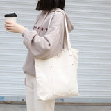 Canvas Shoulder Bag Large-capacity Shopping Handbag