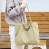 Canvas Shoulder Bag Large-capacity Shopping Handbag