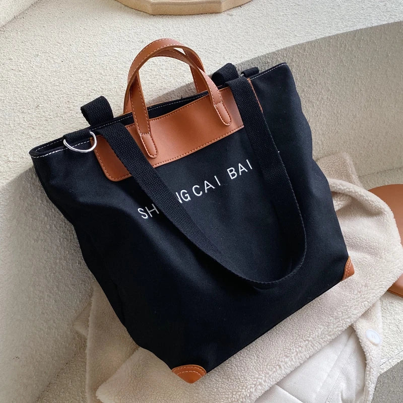 Canvas Shoulder Bag Art Casual Messenger Handbag