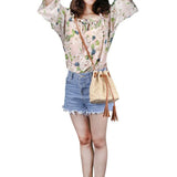 Summer Beach Bags Tassels Crossbody Bag Weaving Money Bank Knitted Handbag