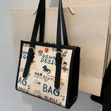 Ladies Cartoon Print Shoulder Bag Large Capacity