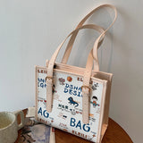 Ladies Cartoon Print Shoulder Bag Large Capacity
