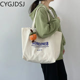 Canvas Shoulder Bag Women Handbag Tote Side Bag