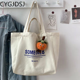 Canvas Shoulder Bag Women Handbag Tote Side Bag