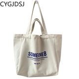 Canvas Shoulder Bag Women Handbag Tote Side Bag