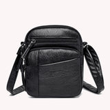 Leather Casual Shoulder Bag Small Tote Female Travel Underarm Top Handle Bag