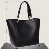 Shoulder Bag Leather Solid Composite Bag Hot Handbag Women Large Tote Bags