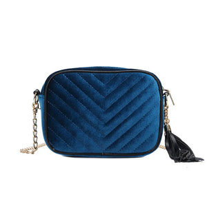 Corduroy Mini Shoulder Bag for Women
