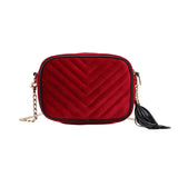 Corduroy Mini Shoulder Bag for Women
