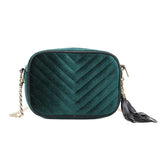 Corduroy Mini Shoulder Bag for Women