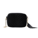 Corduroy Mini Shoulder Bag for Women