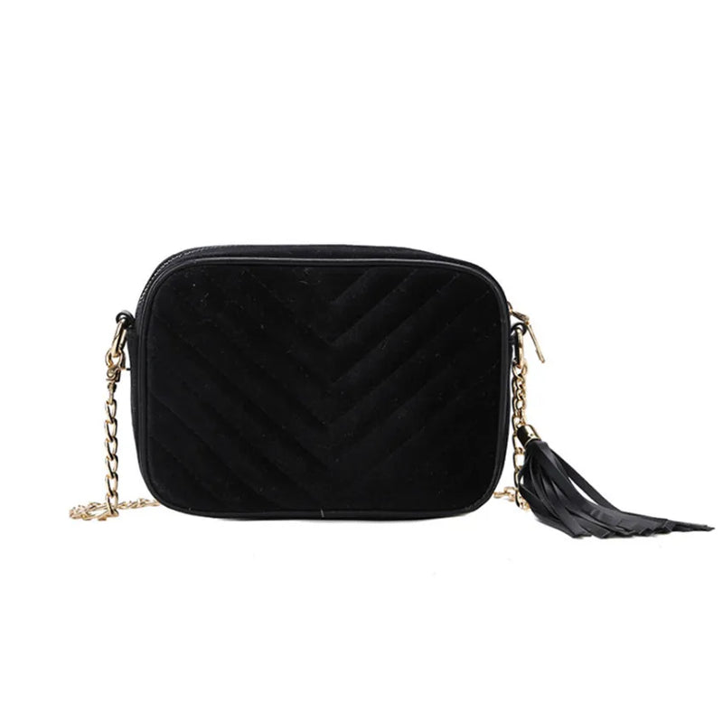 Corduroy Mini Shoulder Bag for Women