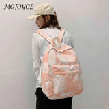 Nylon Schoolbag Teen Girls Travel Backpack Print Shoulder Bag