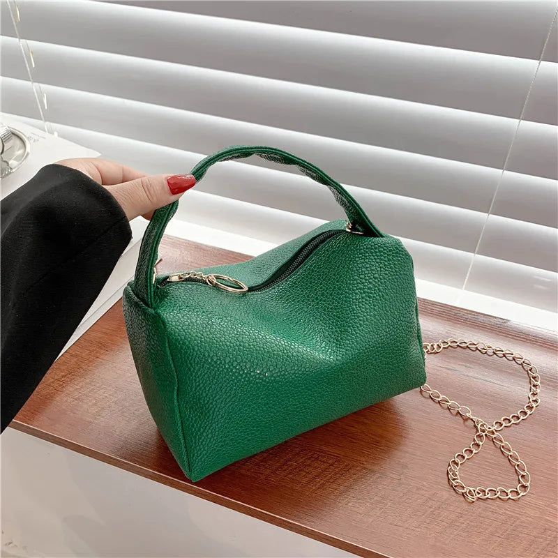 Lychee Pattern Chain Bag for Women Purses and Handbags